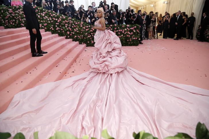 Nicki Minaj goes all pink for Met Gala 2019