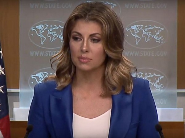 US State Department Spokesperson Morgan Ortagus (Photo/ANI) US State Department Spokesperson Morgan Ortagus (Photo/ANI)