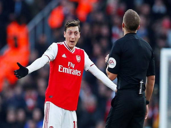 Arsenal striker Mesut Ozil Arsenal striker Mesut Ozil