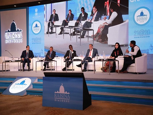 HE Ahmad Al Sayed, Minister of State and Chairman of QFZA during Raisina Dialouge forum HE Ahmad Al Sayed, Minister of State and Chairman of QFZA during Raisina Dialouge forum