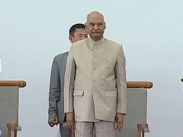 President Ram Nath Kovind during the inauguration of the new global headquarters of Kanha Santi Vanam of the Ram Chanda mission here on Sunday. President Ram Nath Kovind during the inauguration of the new global headquarters of Kanha Santi Vanam of the Ram Chanda mission here on Sunday.
