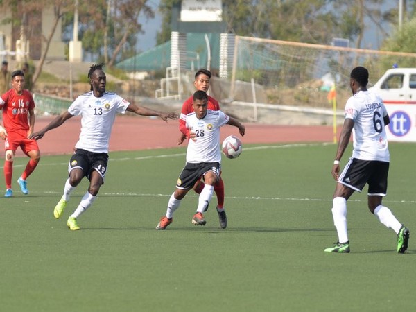 Kallum Higginbotham and Mason Roberston scored one goal each to hand RKFC a victory. (Photo/ I League Twitter) Kallum Higginbotham and Mason Roberston scored one goal each to hand RKFC a victory. (Photo/ I League Twitter)