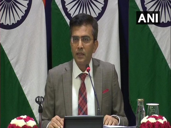 Ministry of External Affairs spokesperson Raveesh Kumar addressing a weekly briefing on Thursday