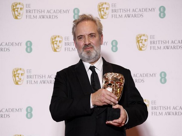 Film director Sam Mendes poses with his award for Best Film for '1917' at the British Academy of Film and Television Awards (BAFTA) at the Royal Albert Hall in London on Sunday. Film director Sam Mendes poses with his award for Best Film for '1917' at the British Academy of Film and Television Awards (BAFTA) at the Royal Albert Hall in London on Sunday.