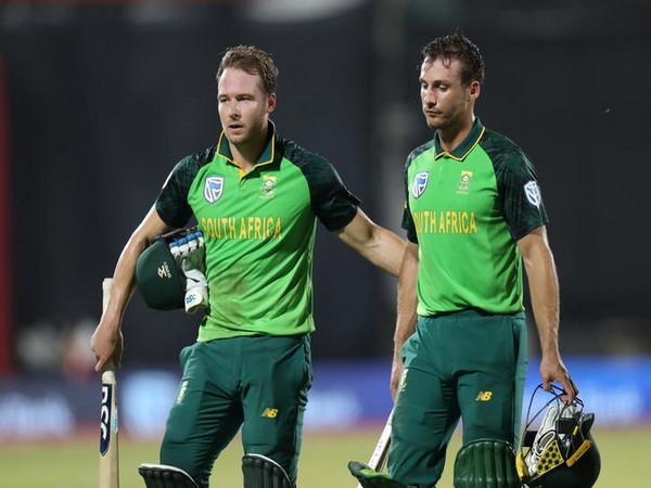 South Africa's David Miller and Janneman Malan in action against Australia South Africa's David Miller and Janneman Malan in action against Australia