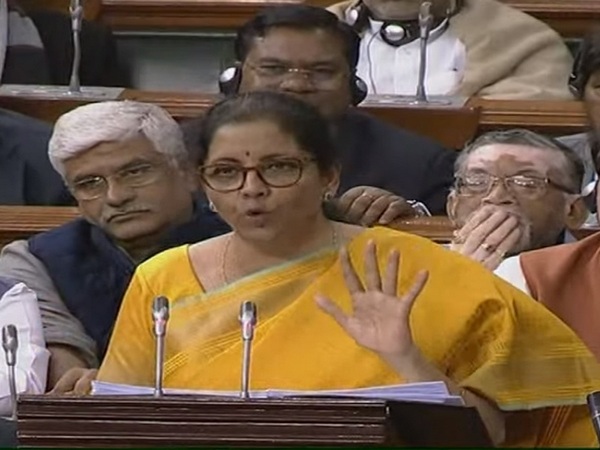 Caption: Finance Minister Nirmala Sitharaman presenting Union Budget 2020-21 in the Lok Sabha on Saturday. Photo/ANI Caption: Finance Minister Nirmala Sitharaman presenting Union Budget 2020-21 in the Lok Sabha on Saturday. Photo/ANI