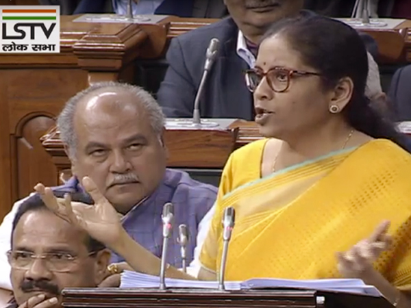 Union Finance Minister Nirmala Sitharaman Photo/ANI Union Finance Minister Nirmala Sitharaman Photo/ANI