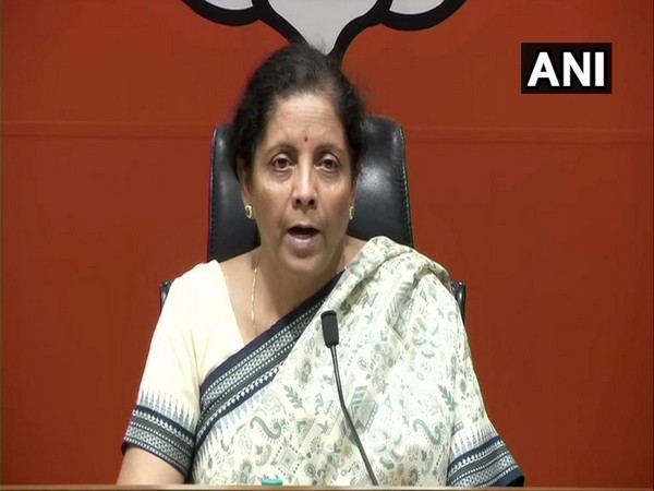 Union Finance Minister Nirmala Sitharaman Photo/ANI Union Finance Minister Nirmala Sitharaman Photo/ANI