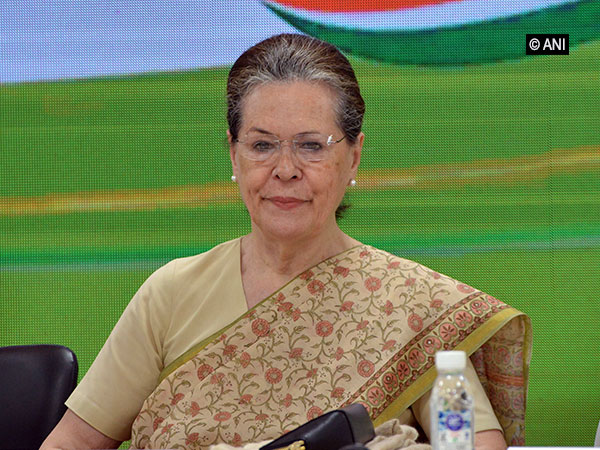 Congress president Sonia Gandhi during the meeting at party headquarters in New Delhi on Thursday. Congress president Sonia Gandhi during the meeting at party headquarters in New Delhi on Thursday.