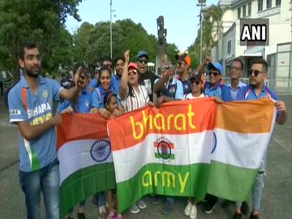 Indian supporters outside the Eden Park. Indian supporters outside the Eden Park.