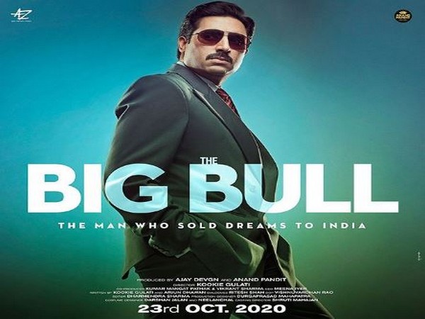 The new poster of the upcoming Abhishek Bachchan starrer movie 'The Big Bull' (Image courtesy: Instagram)