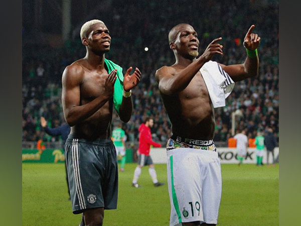 Paul Pogba and Florentin (Photo: Twitter/ATK Mohun Bagan)