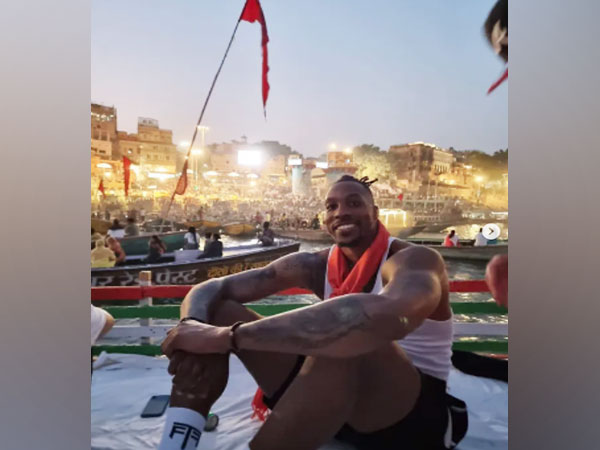 NBA star Dwight Howard in Varanasi. (Photo - Dwight Howard Instagram)