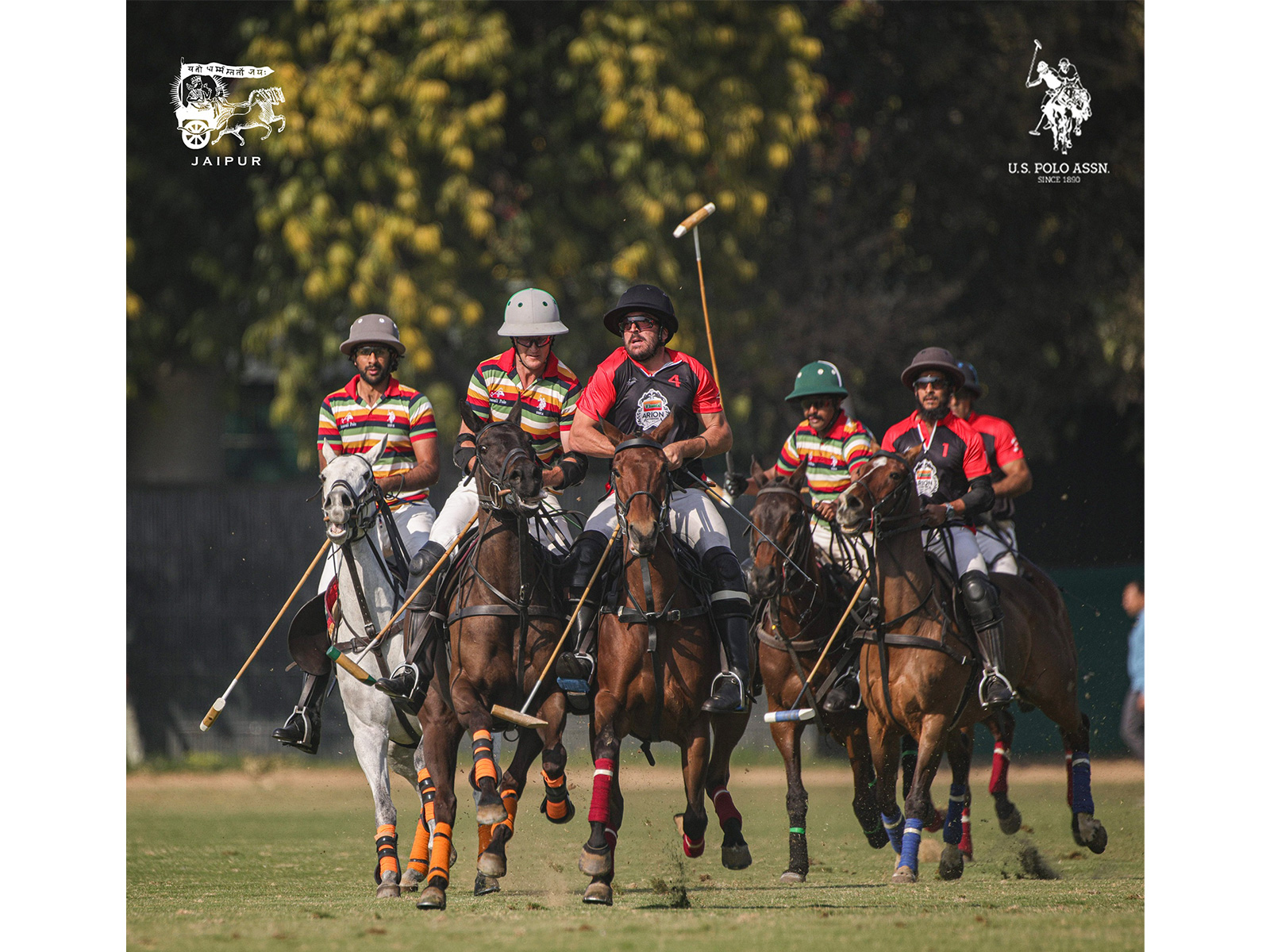 JPT and Arion Achievers players in action. (Photo/Jaipur Polo Team)