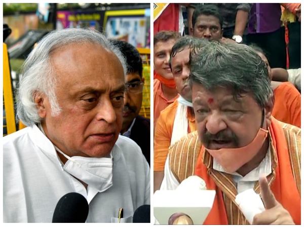Congress leader Jairam Ramesh (left) and BJP national general secretary Kailash Vijayvargiya (right) (Photo:ANI)