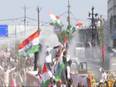 Police use water cannon, baton charge Congress protest in Bhopal - Vimarsana News