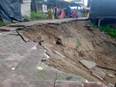 Road damaged due to landslide following incessant rainfall in Uttarakhand's Champawat - Vimarsana News