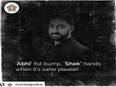 Abhishek Bachchan shares poster by Mumbai Police: 'Abhi' fist bump, 'Shek' hands later please!' - Vimarsana News