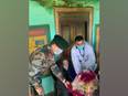 Indian Army Northern Command felicitates 120-year-old for taking COVID-19 vaccine jab - Vimarsana News
