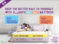 SleepX promises comfort to couples with its Half Half mattress - Vimarsana News