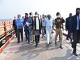 Uttarakhand CM inspects construction sites during Kumbh Mela - Vimarsana News