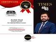 Shri Bajrang Alliance Limited Director and CFO Archit Goel gets featured in "Times 40 Under 40" List of Entrepreneurs - Vimarsana News