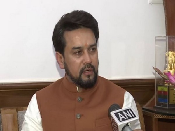 Union Minister Anurag Thakur speaking to ANI in New Delhi on Saturday Union Minister Anurag Thakur speaking to ANI in New Delhi on Saturday