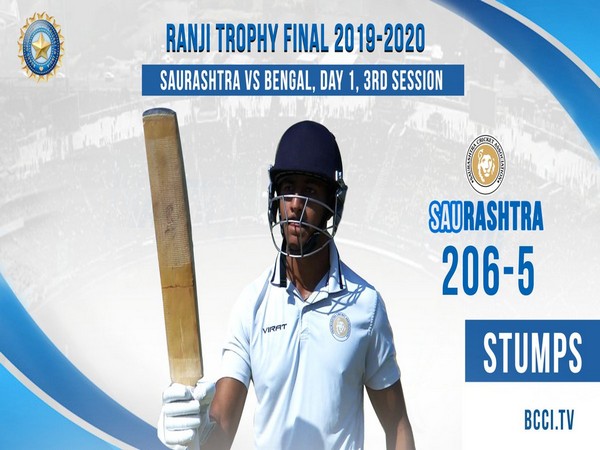 Saurashtra versus Bengal Ranji trophy final (Image: BCCI Domestic's Twitter)) Saurashtra versus Bengal Ranji trophy final (Image: BCCI Domestic's Twitter))