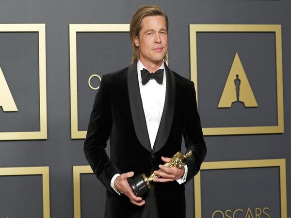 Actor Brad Pitt at the 92nd Oscars ceremony in Los Angeles