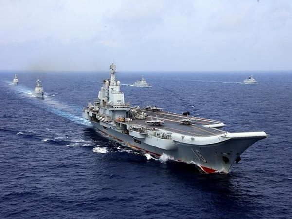 China's aircraft carrier sets sails through Taiwan Strait