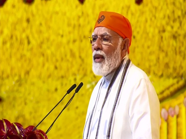 Prime Minister Narendra Modi at Red Fort (Photo:ANI)