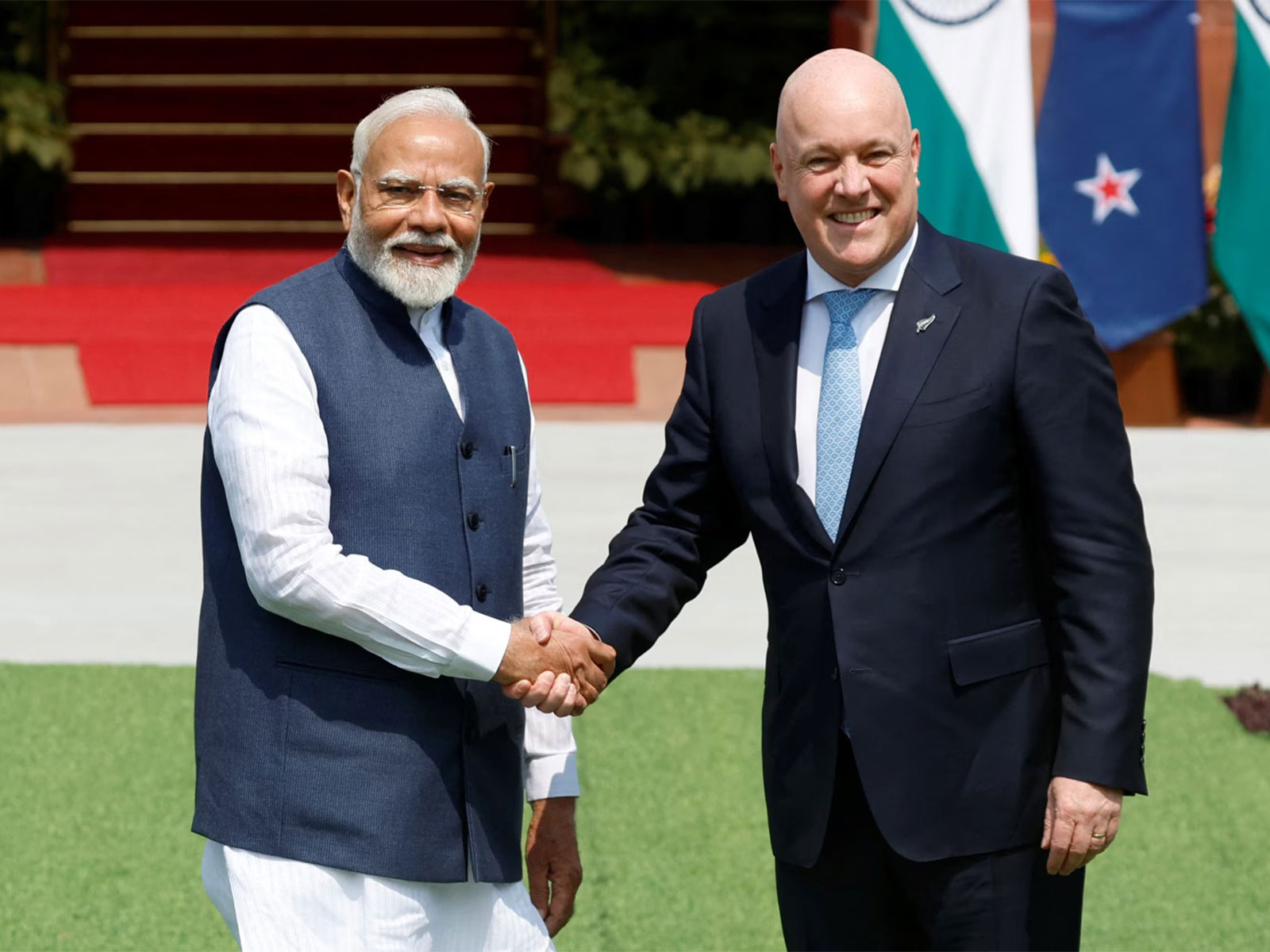PM Modi and Prime Minister of New Zealand Christopher Luxon (File Image/Reuters)
