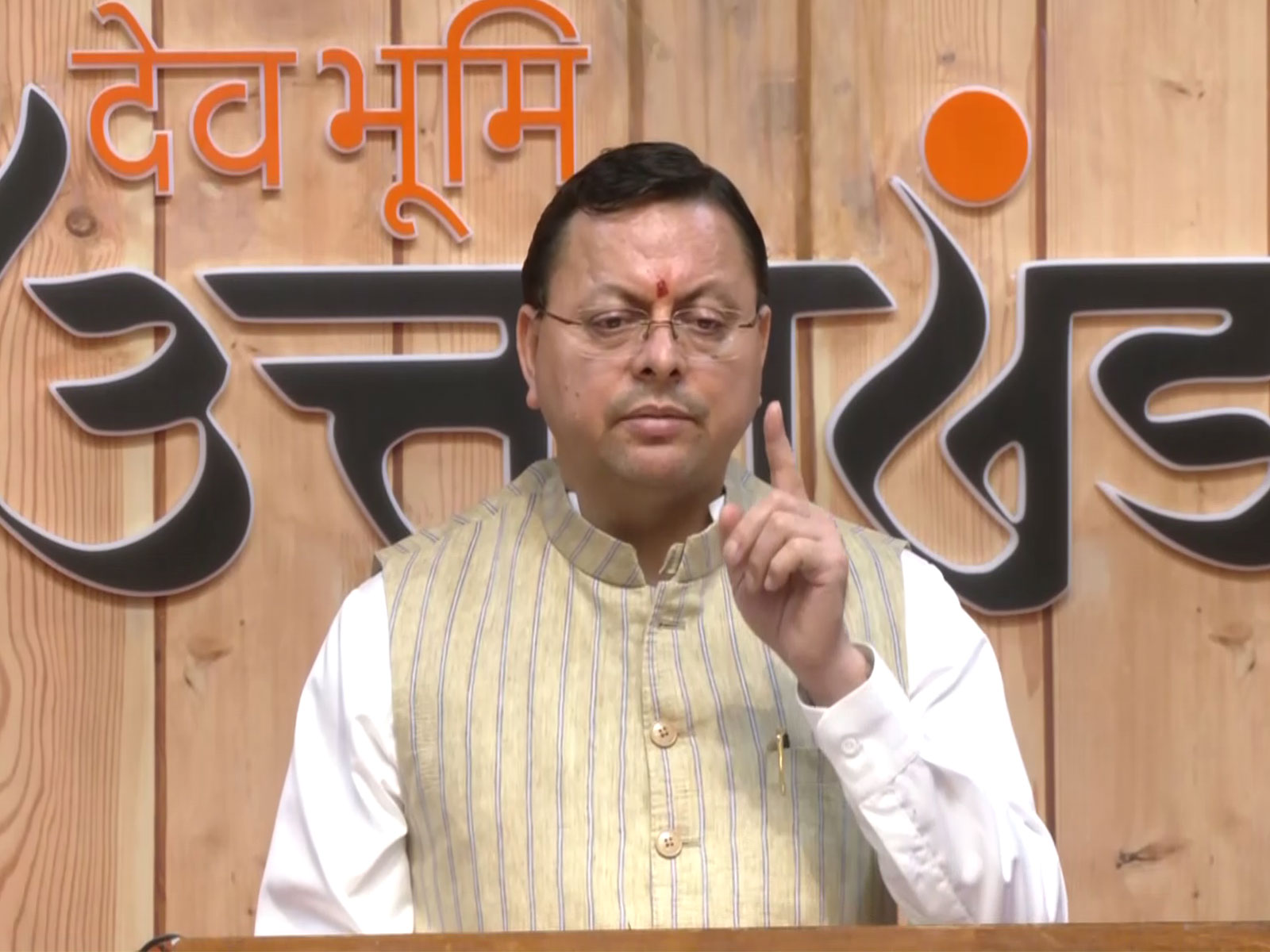 Uttarakhand Chief Minister Pushkar Singh Dhami. (Photo/ANI)