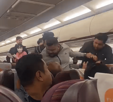 Grab from a video that has gone viral on social media.