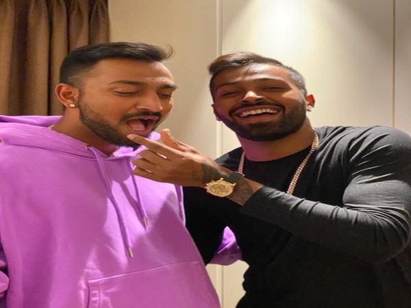 Indian cricketers Krunal Pandya and Hardik Pandya (Image: Hardik Pandya's twitter ) Indian cricketers Krunal Pandya and Hardik Pandya (Image: Hardik Pandya's twitter )