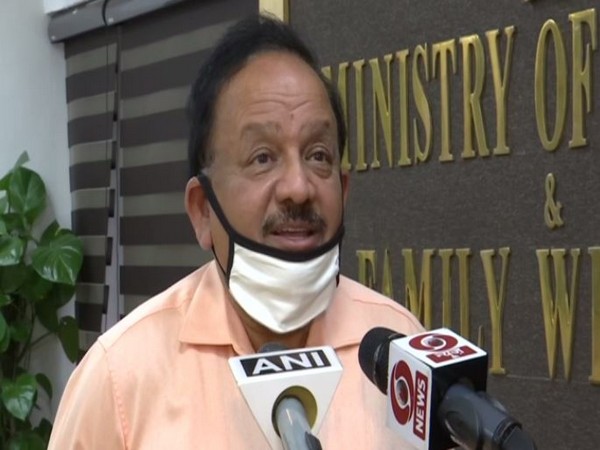 Union Health Minister Dr Harsh Vardhan speaking to reporters in New Delhi on Thursday. Photo/ANI