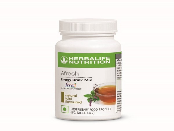 Afresh energy drink mix in Natural tulsi flavour from Herbalife Nutrition Afresh energy drink mix in Natural tulsi flavour from Herbalife Nutrition