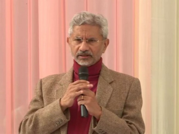 EAM Jaishankar speaking at Tamils Association Programme in New Delhi on Sunday EAM Jaishankar speaking at Tamils Association Programme in New Delhi on Sunday