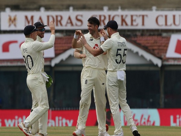 James Anderson with teammates (Photo/ ICC Twitter)