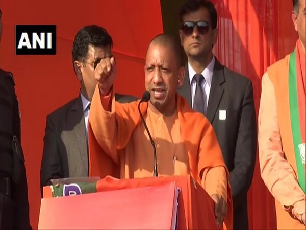 UP Chief Minister yogi Adityanath addressing election rally in Delhi on Saturday UP Chief Minister yogi Adityanath addressing election rally in Delhi on Saturday