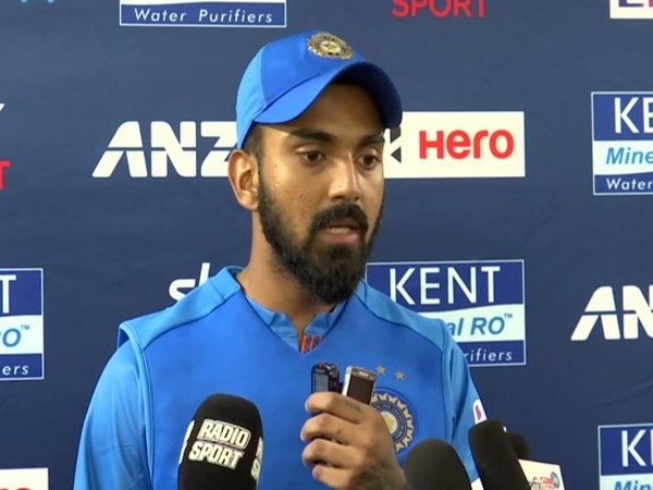 India's KL Rahul in the post-match press conference. India's KL Rahul in the post-match press conference.