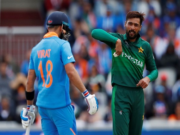 Indian skipper Virat Kohli and Pakistan pacer Mohammad Amir