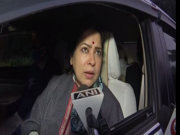 BJP leader Meenakshi Lekhi after discussion. (ANI/photo)