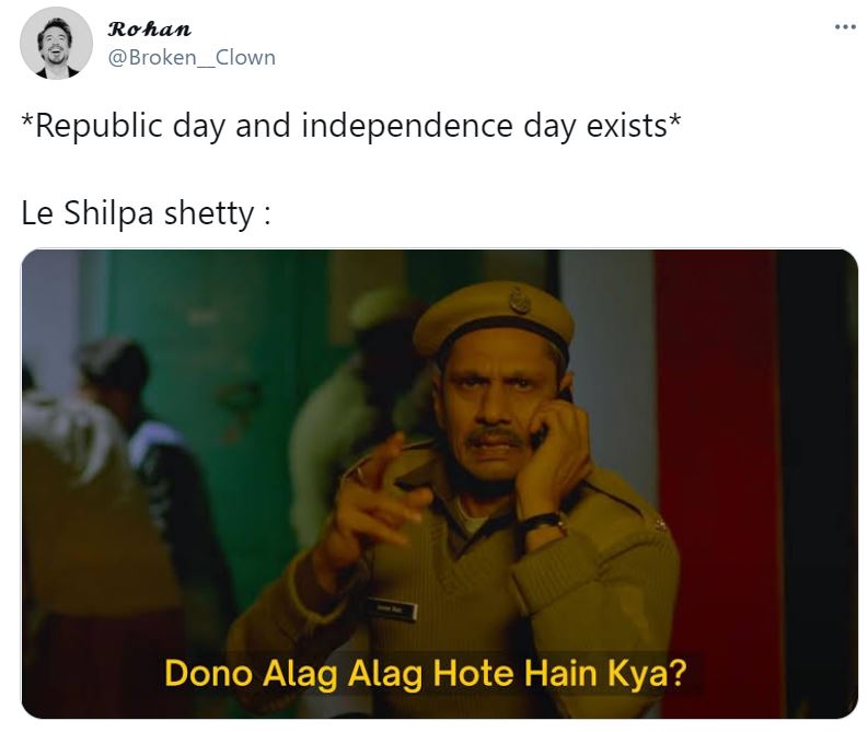 Netizens troll Shilpa Shetty for confusing 'Republic' with 'Freedom'