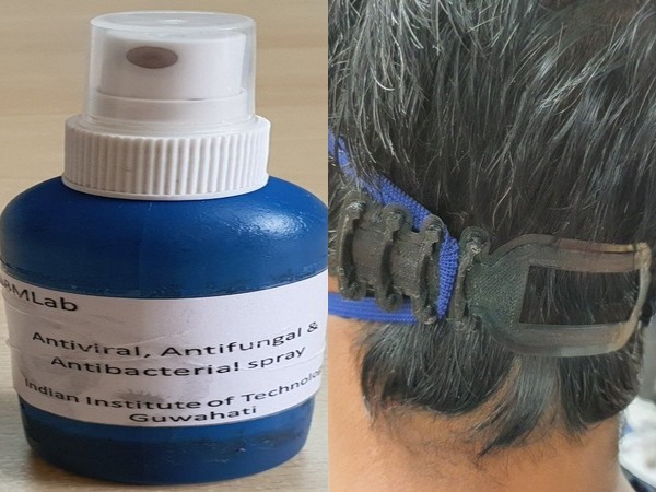 IIT Guwahati researchers have develop antiviral spray-based coating for PPE (Photo/ANI) IIT Guwahati researchers have develop antiviral spray-based coating for PPE (Photo/ANI)