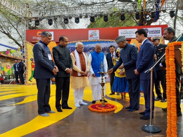Visuals from the 34th Surajkund International Crafts Mela. Photo: Twitter@NarendraModi Visuals from the 34th Surajkund International Crafts Mela. Photo: Twitter@NarendraModi