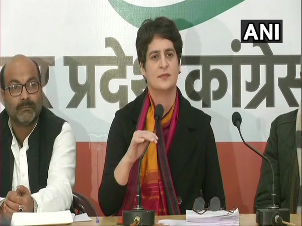 Congress leader Priyanka Gandhi Vadra (file photo)