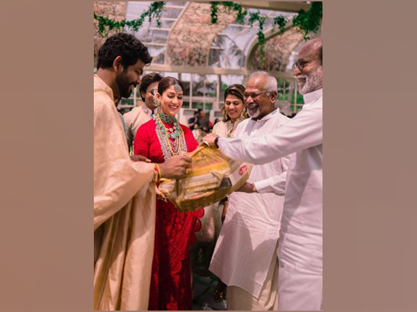 Rajnikanth, Nayanthara and Vignesh (Image source: Instagram)