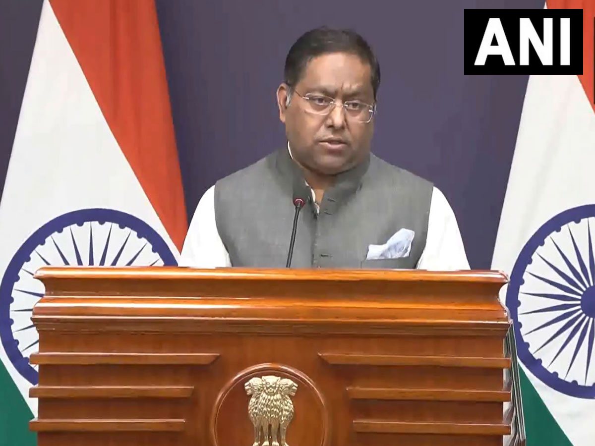 MEA spokesperson Randhir Jaiswal (Photo/ANI)