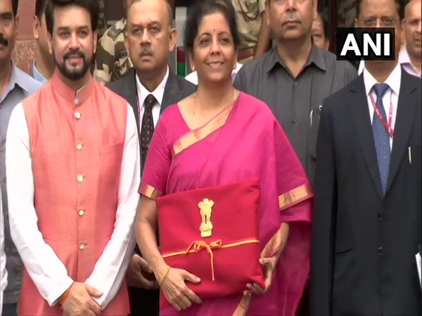Finance Minister Nirmala Sitharaman (middle) and MoS Finance Anurag Thakur (left) outside the Finance Ministry before budget presentation at the Lok Sabha last year. ( Photo/ANI) Finance Minister Nirmala Sitharaman (middle) and MoS Finance Anurag Thakur (left) outside the Finance Ministry before budget presentation at the Lok Sabha last year. ( Photo/ANI)